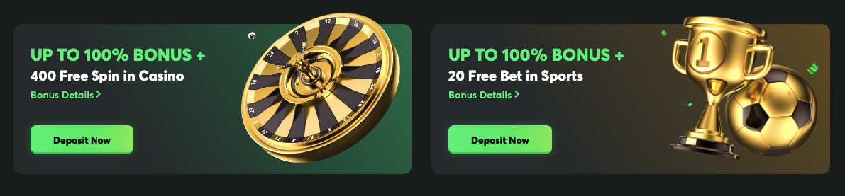 BC.GAME Fiat Deposit Bonuses